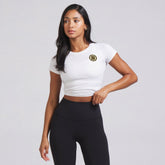 NHL White|White Boston Bruins lululemon Women's Swiftly Tech Short-Sleeve Shirt 2.0