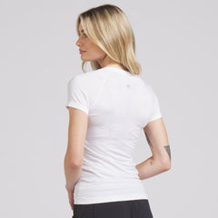 NHL White|White Detroit Red Wings lululemon Women's Swiftly Tech Short-Sleeve Shirt 2.0