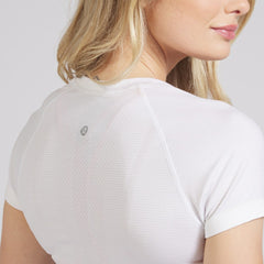 NHL White|White Detroit Red Wings lululemon Women's Swiftly Tech Short-Sleeve Shirt 2.0