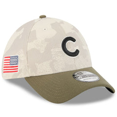 MLB Chicago Cubs New Era 2025 Armed Forces Day 39THIRTY Flex Hat
