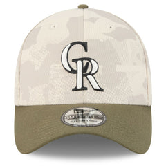 MLB Colorado Rockies New Era 2025 Armed Forces Day 39THIRTY Flex Hat