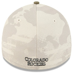MLB Colorado Rockies New Era 2025 Armed Forces Day 39THIRTY Flex Hat
