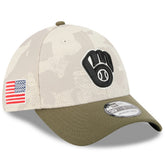 MLB Milwaukee Brewers New Era 2025 Armed Forces Day 39THIRTY Flex Hat