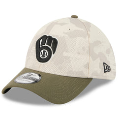 MLB Milwaukee Brewers New Era 2025 Armed Forces Day 39THIRTY Flex Hat