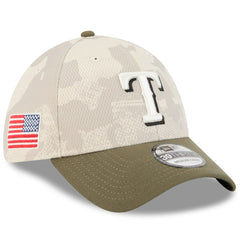 MLB Texas Rangers New Era 2025 Armed Forces Day 39THIRTY Flex Hat