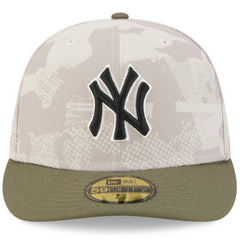 MLB New York Yankees New Era 2025 Armed Forces Day 59FIFTY Fitted Hat
