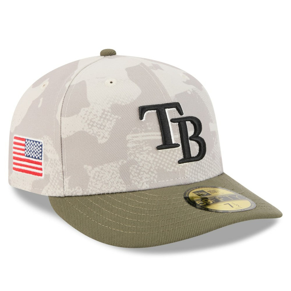 MLB Tampa Bay Rays New Era 2025 Armed Forces Day 59FIFTY Fitted Hat
