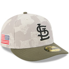 MLB St. Louis Cardinals New Era 2025 Armed Forces Day 59FIFTY Fitted Hat