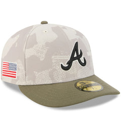 MLB Atlanta Braves New Era 2025 Armed Forces Day 59FIFTY Fitted Hat