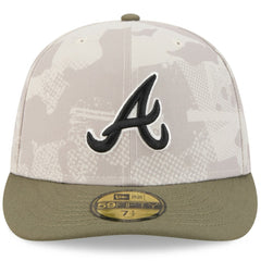 MLB Atlanta Braves New Era 2025 Armed Forces Day 59FIFTY Fitted Hat