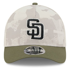 MLB San Diego Padres New Era 2025 Armed Forces Day 9FORTY M-Crown A-Frame Adjustable Hat