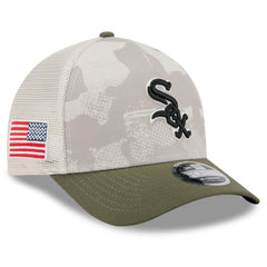 MLB Chicago White Sox New Era 2025 Armed Forces Day 9FORTY M-Crown A-Frame Adjustable Hat