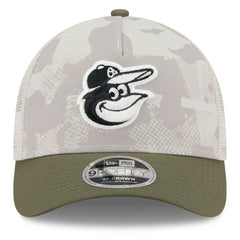 MLB Baltimore Orioles New Era 2025 Armed Forces Day 9FORTY M-Crown A-Frame Adjustable Hat