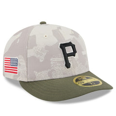 MLB Pittsburgh Pirates New Era 2025 Armed Forces Day Low Profile 59FIFTY Fitted Hat