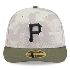 MLB Pittsburgh Pirates New Era 2025 Armed Forces Day Low Profile 59FIFTY Fitted Hat