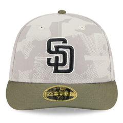 MLB San Diego Padres New Era 2025 Armed Forces Day Low Profile 59FIFTY Fitted Hat