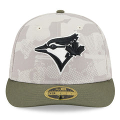 MLB Toronto Blue Jays New Era 2025 Armed Forces Day Low Profile 59FIFTY Fitted Hat
