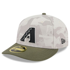 MLB Arizona Diamondbacks New Era 2025 Armed Forces Day Low Profile 59FIFTY Fitted Hat