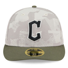 MLB Cleveland Guardians New Era 2025 Armed Forces Day Low Profile 59FIFTY Fitted Hat