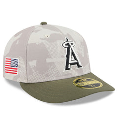MLB Los Angeles Angels New Era 2025 Armed Forces Day Low Profile 59FIFTY Fitted Hat