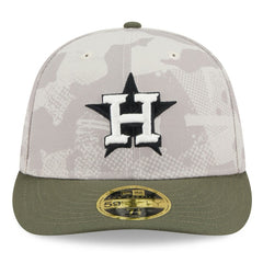 MLB Houston Astros New Era 2025 Armed Forces Day Low Profile 59FIFTY Fitted Hat