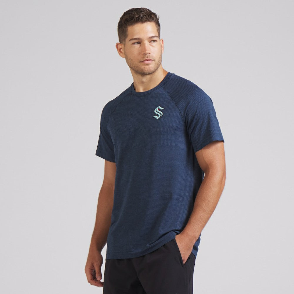 NHL Mineral Blue|Mineral Blue Seattle Kraken lululemon Metal Vent Tech Short-Sleeve Shirt