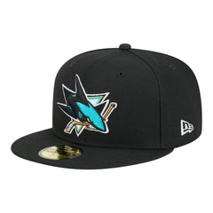NHL Black San Jose Sharks New Era Core 59FIFTY Fitted Hat