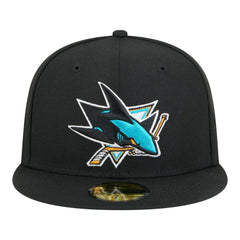 NHL Black San Jose Sharks New Era Core 59FIFTY Fitted Hat