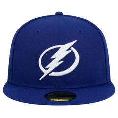 NHL Blue Tampa Bay Lightning New Era Core 59FIFTY Fitted Hat