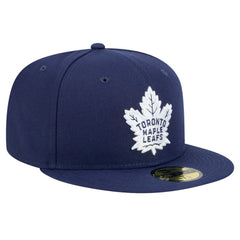 NHL Navy Toronto Maple Leafs New Era Core 59FIFTY Fitted Hat