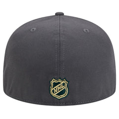 NHL Charcoal Vegas Golden Knights New Era Core 59FIFTY Fitted Hat