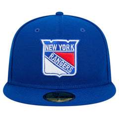 NHL Blue New York Rangers New Era Core 59FIFTY Fitted Hat