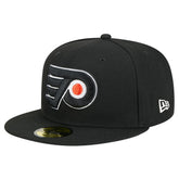 NHL Black Philadelphia Flyers New Era Core 59FIFTY Fitted Hat
