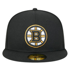 NHL Black Boston Bruins New Era Core 59FIFTY Fitted Hat