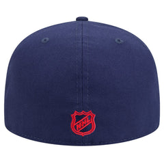 NHL Navy Columbus Blue Jackets New Era Core 59FIFTY Fitted Hat