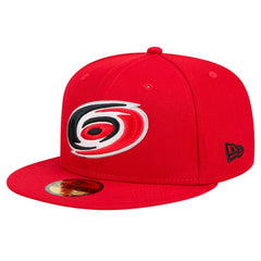 NHL Red Carolina Hurricanes New Era Core 59FIFTY Fitted Hat