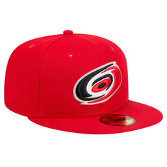NHL Red Carolina Hurricanes New Era Core 59FIFTY Fitted Hat