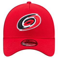 NHL Red Carolina Hurricanes New Era Core A-Frame 9FORTY Adjustable Hat