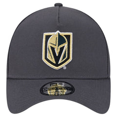 NHL Gray Vegas Golden Knights New Era Core A-Frame 9FORTY Adjustable Hat