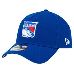 NHL Blue New York Rangers New Era Core A-Frame 9FORTY Adjustable Hat