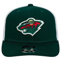 NHL Green Minnesota Wild New Era Core Trucker 9SEVENTY Stretch-Snap Hat