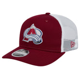 NHL Burgundy Colorado Avalanche New Era Core Trucker 9SEVENTY Stretch-Snap Hat