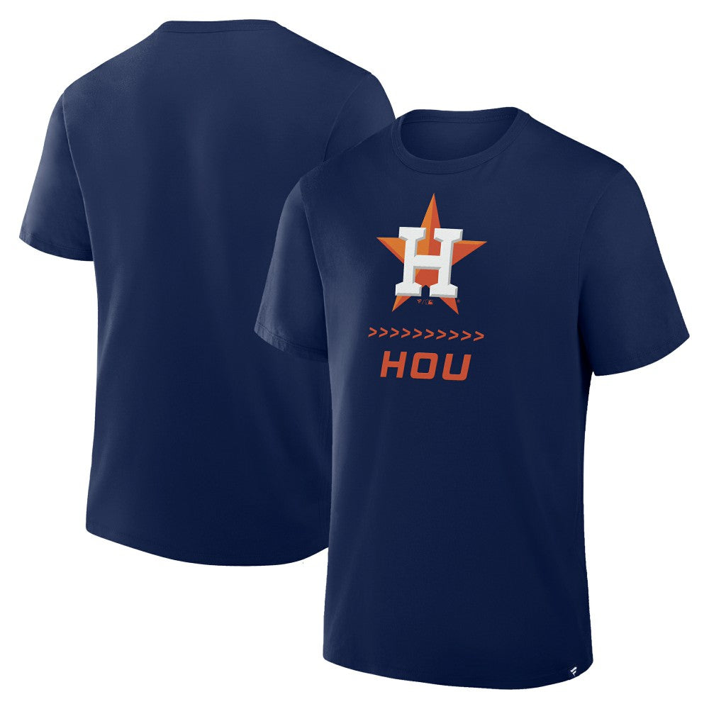MLB Houston Astros Fanatics Clubhouse Legacy Side Swipe T-Shirt