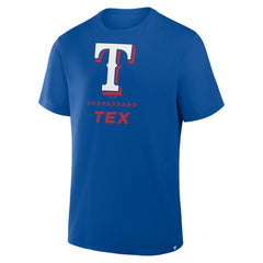 MLB Texas Rangers Fanatics Clubhouse Legacy Side Swipe T-Shirt
