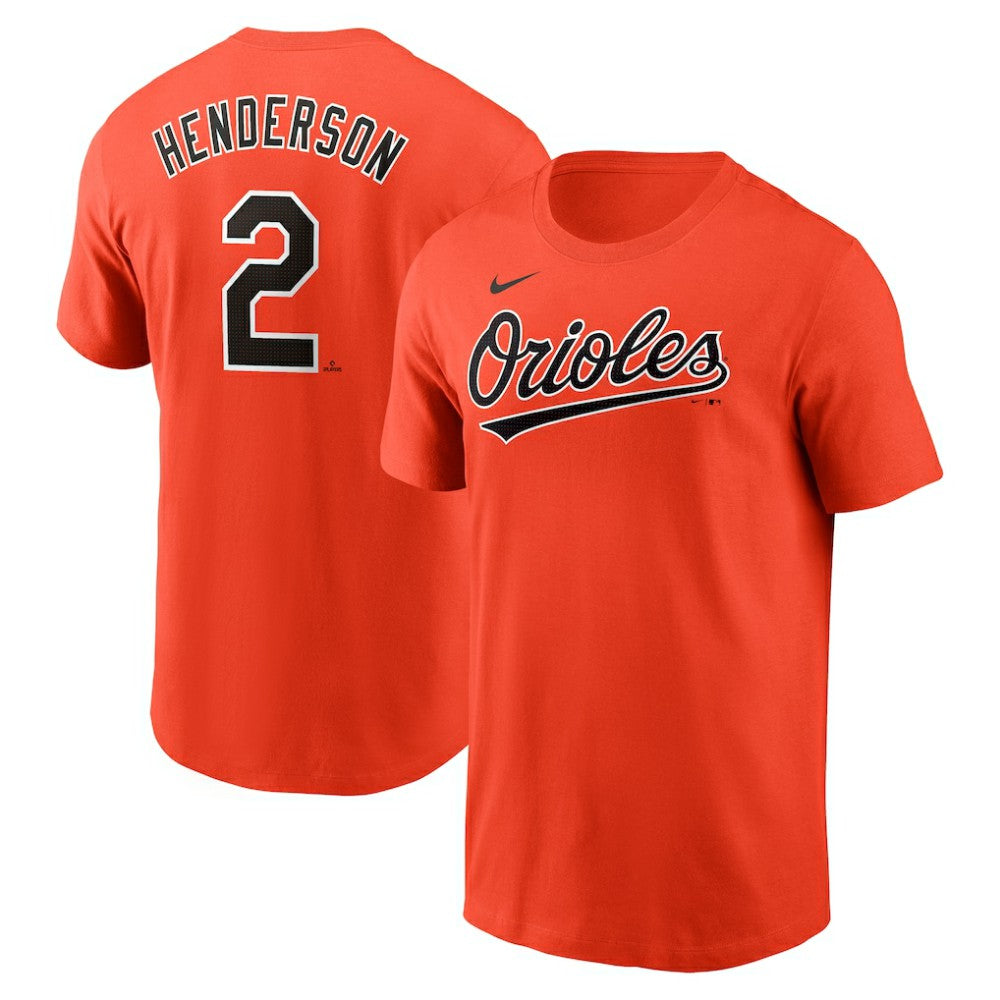 MLB Gunnar Henderson Baltimore Orioles Nike Fuse Name & Number T-Shirt