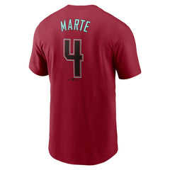 MLB Ketel Marte Arizona Diamondbacks Nike Fuse Name & Number T-Shirt