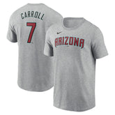 MLB Corbin Carroll Arizona Diamondbacks Nike Fuse Name & Number T-Shirt