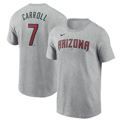 MLB Corbin Carroll Arizona Diamondbacks Nike Fuse Name & Number T-Shirt