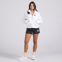 NHL White|White Edmonton Oilers lululemon Women's Scuba Oversized Half Zip Top