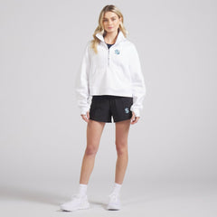 NHL White|White Seattle Kraken lululemon Women's Scuba Oversized Half Zip Top